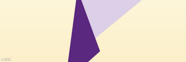 Titelbild der Friedensdenkschrift: Eine aus Papier gefaltete Friedenstaube