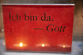 Trostaltar in der Autobahnkapelle Kassel 