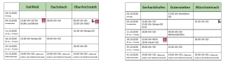 Gottesdienstübersicht 2